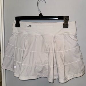Pace Rival Mid-Rise Skirt White